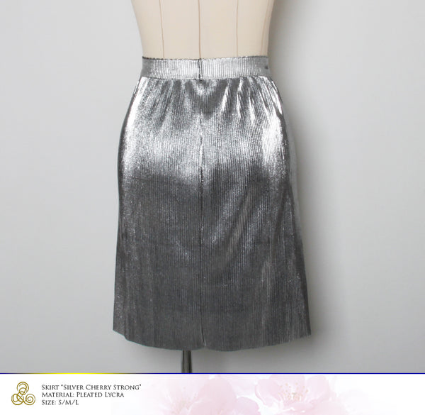 Skirt "Silver Cherry Strong" Size S